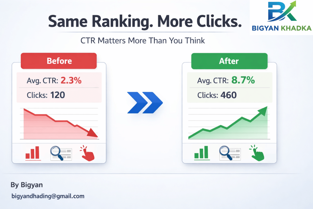 core SEO ranking factors CTR optimization example