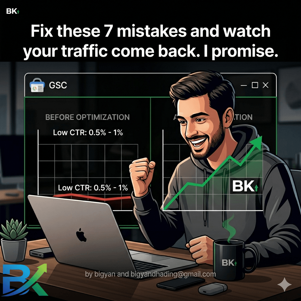 common SEO mistakes beginners make fixed leading to traffic recovery